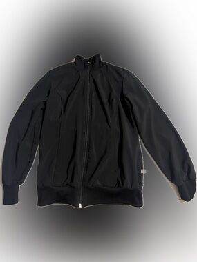 Cherokee  infinity Black scrub Jacket with Zip Front